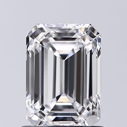 Diament laboratoryjny bezbarwny szlif szmaragdowy, 1.03ct, VVS1, D, IGI LG617413563