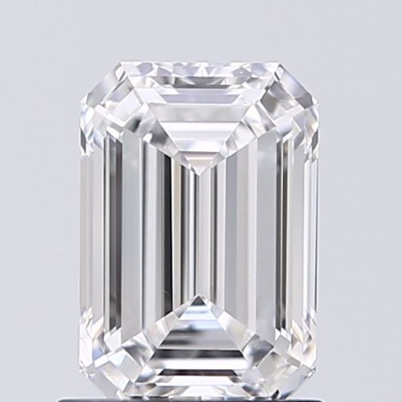 Diament laboratoryjny bezbarwny szlif szmaragdowy, 1.01ct, IF, D, IGI LG621435283