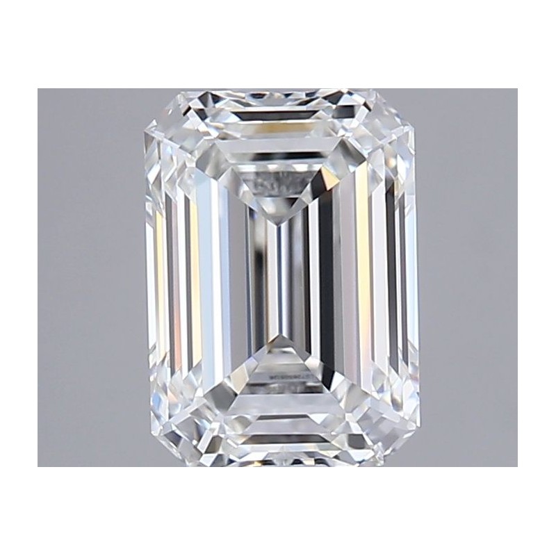 Diament laboratoryjny bezbarwny szlif szmaragdowy, 1.78ct, VVS2, F, IGI LG726505126