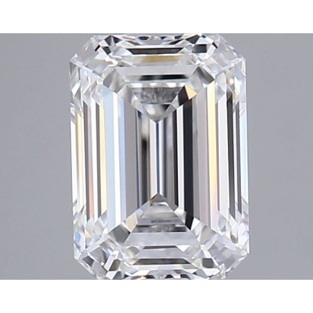 Diament laboratoryjny bezbarwny szlif szmaragdowy, 1.78ct, VVS2, F, IGI LG726505126