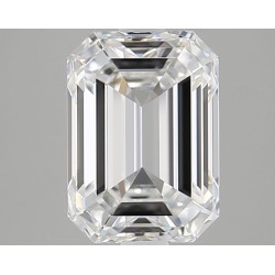 Diament laboratoryjny bezbarwny szlif szmaragdowy, 2.85ct, VVS2, E, GIA 7532136421