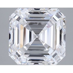 Diament laboratoryjny bezbarwny asscher, 2.27ct, VVS1, E, GIA 1533146555