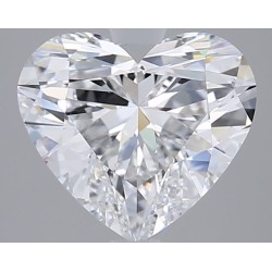 Diament laboratoryjny bezbarwny serce, 2.57ct, VVS2, D, GIA 7538246205