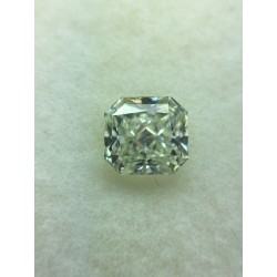 Diament o barwie fantazyjnej radiant, 1.42ct, SI1, Fancy Light Grayish Yellowish Green, GIA 1186227899