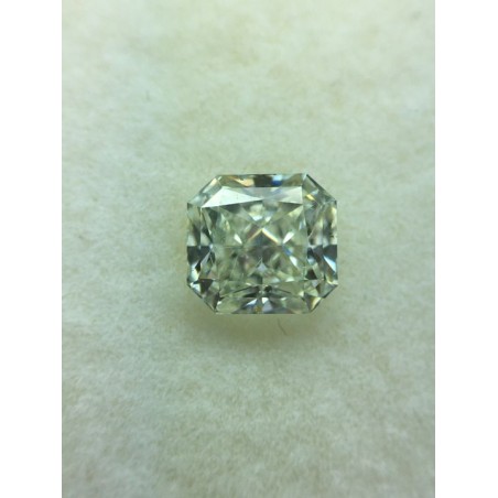 Diament o barwie fantazyjnej radiant, 1.42ct, SI1, Fancy Light Grayish Yellowish Green, GIA 1186227899