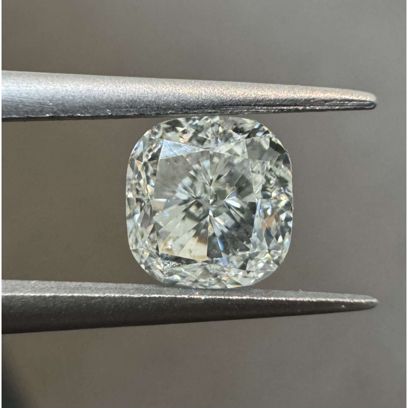Diament o barwie fantazyjnej szlif poduszkowy brylantowy, 1.01ct, VVS1, Very Light Green, GIA 6252296783
