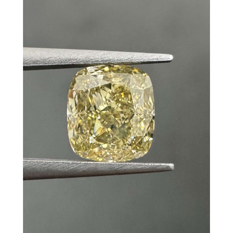 Diament o barwie fantazyjnej szlif poduszkowy brylantowy, 1.25ct, SI1, Fancy Brownish Greenish Yellow, GIA 5221479485 Diament o barwie fantazyjnej szlif poduszkowy brylantowy, 1.25ct, SI1, Fancy Brownish Greenish Yellow, GIA 5221479485