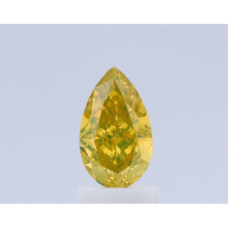Diament o barwie fantazyjnej szlif gruszkowy, 1.32ct, VS2, Fancy Deep Yellow, GIA 7422686171