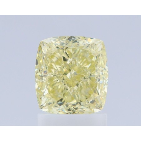 Diament o barwie fantazyjnej szlif poduszkowy brylantowy, 1.83ct, VS1, Fancy Light Yellow, GIA 5436502860