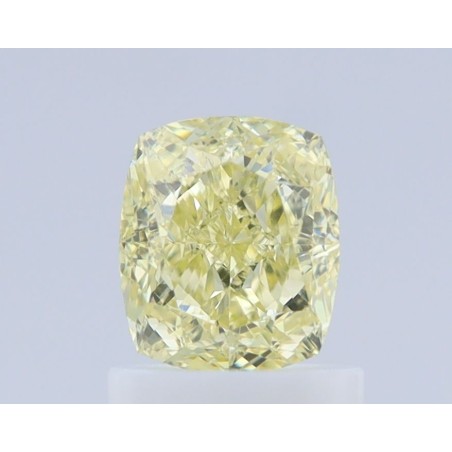 Diament o barwie fantazyjnej szlif poduszkowy brylantowy, 1.03ct, VS1, Fancy Yellow, GIA 6422615837