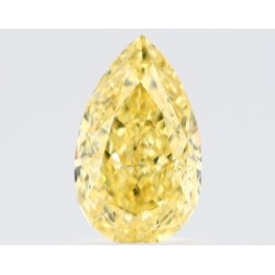 Diament o barwie fantazyjnej szlif gruszkowy, 1.07ct, VS1, Fancy Intense Yellow, GIA 6522934099