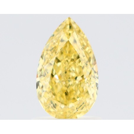 Diament o barwie fantazyjnej szlif gruszkowy, 1.07ct, VS1, Fancy Intense Yellow, GIA 6522934099