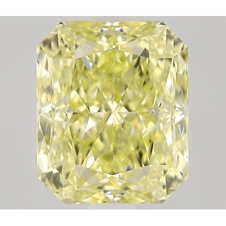Diament o barwie fantazyjnej radiant, 1.01ct, VVS1, Fancy Yellow, GIA 2537531729