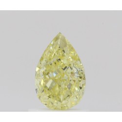 Diament o barwie fantazyjnej szlif gruszkowy, 1.01ct, VS2, Fancy Light Yellow, GIA 1467853377