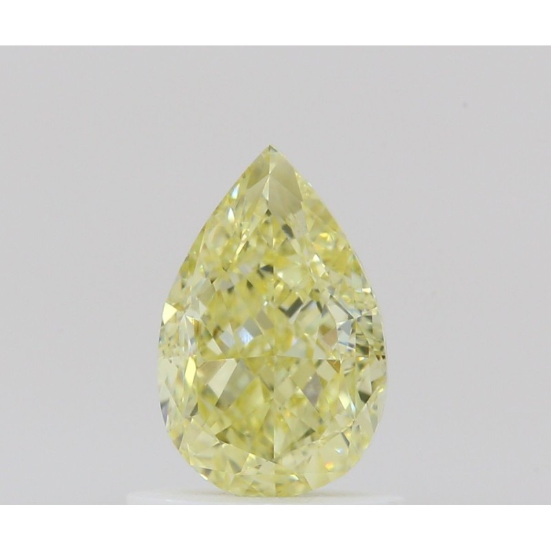 Diament o barwie fantazyjnej szlif gruszkowy, 1.01ct, VS2, Fancy Light Yellow, GIA 1467853377