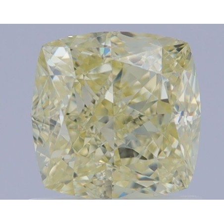 Diament o barwie fantazyjnej szlif poduszkowy brylantowy, 1.12ct, VS1, Fancy Light Yellow, GIA 6462637648