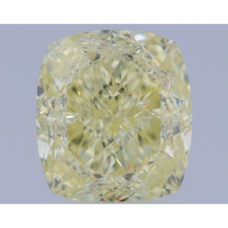 Diament o barwie fantazyjnej szlif poduszkowy brylantowy, 2ct, VVS2, Fancy Light Yellow, GIA 1469592173 Diament o barwie fantazyjnej szlif poduszkowy brylantowy, 2ct, VVS2, Fancy Light Yellow, GIA 1469592173
