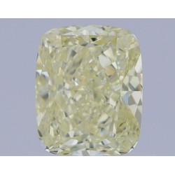 Diament o barwie fantazyjnej szlif poduszkowy brylantowy, 1.02ct, VS1, Fancy Light Yellow, GIA 1467769644