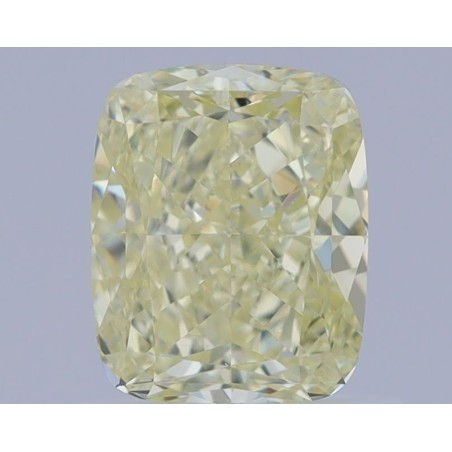 Diament o barwie fantazyjnej szlif poduszkowy brylantowy, 1.02ct, VS1, Fancy Light Yellow, GIA 1467769644