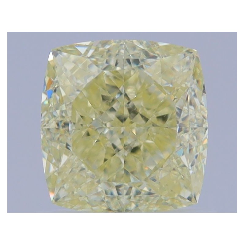 Diament o barwie fantazyjnej szlif poduszkowy brylantowy, 1.17ct, VS1, Fancy Light Yellow, GIA 2466480192