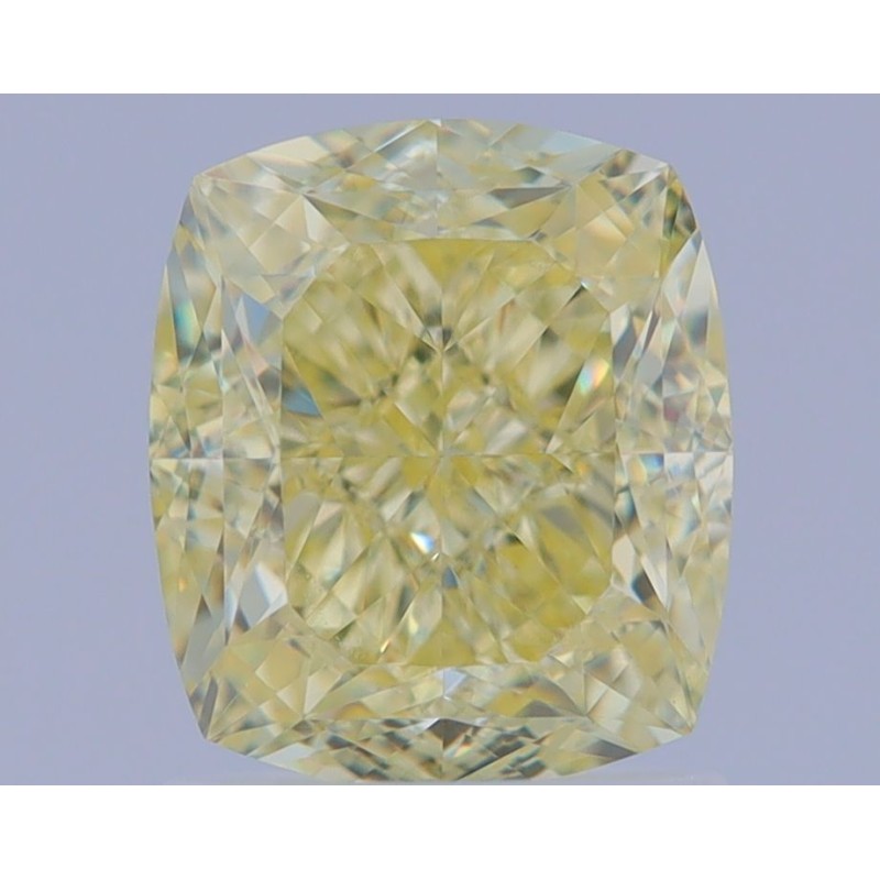 Diament o barwie fantazyjnej szlif poduszkowy brylantowy, 1.71ct, VS1, Fancy Yellow, GIA 6465600569