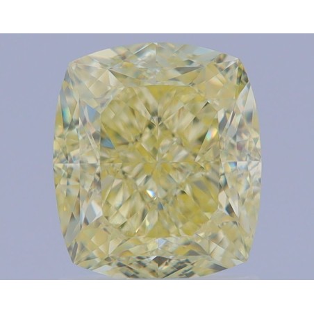 Diament o barwie fantazyjnej szlif poduszkowy brylantowy, 1.71ct, VS1, Fancy Yellow, GIA 6465600569