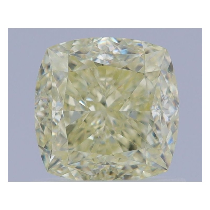 Diament o barwie fantazyjnej szlif poduszkowy brylantowy, 1.51ct, VVS2, Fancy Light Yellow, GIA 1465749797 Diament o barwie fantazyjnej szlif poduszkowy brylantowy, 1.51ct, VVS2, Fancy Light Yellow, GIA 1465749797