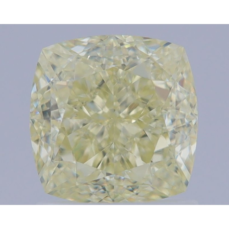 Diament o barwie fantazyjnej szlif poduszkowy brylantowy, 1.62ct, VS2, Fancy Light Yellow, GIA 6462259688 Diament o barwie fantazyjnej szlif poduszkowy brylantowy, 1.62ct, VS2, Fancy Light Yellow, GIA 6462259688