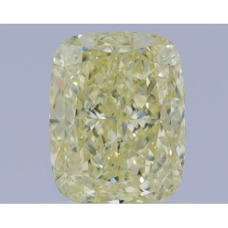 Diament o barwie fantazyjnej szlif poduszkowy brylantowy, 1.21ct, VVS2, Fancy Light Yellow, GIA 1469769826
