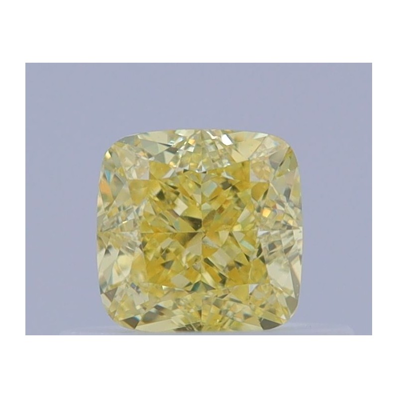 Diament o barwie fantazyjnej szlif poduszkowy brylantowy, 0.5ct, VS2, Fancy Intense Yellow, GIA 2467864181 Diament o barwie fantazyjnej szlif poduszkowy brylantowy, 0.5ct, VS2, Fancy Intense Yellow, GIA 2467864181