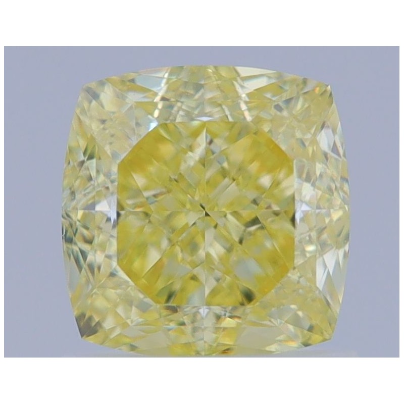 Diament o barwie fantazyjnej szlif poduszkowy brylantowy, 1.3ct, VS1, Fancy Yellow, GIA 2464839787 Diament o barwie fantazyjnej szlif poduszkowy brylantowy, 1.3ct, VS1, Fancy Yellow, GIA 2464839787