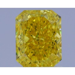 Diament o barwie fantazyjnej radiant, 1.28ct, VS2, Fancy Vivid Yellow, GIA 2235078888