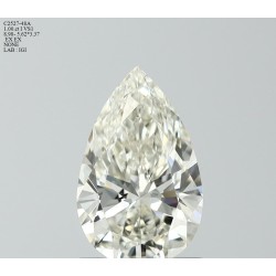 Diament szlif gruszkowy, 1ct, VS1, I, IGI 727572885
