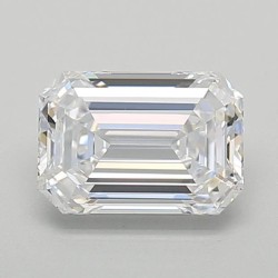 Diament laboratoryjny bezbarwny szlif szmaragdowy, 0.94ct, VVS2, E, IGI LG618403226