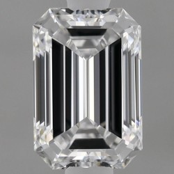 Diament laboratoryjny bezbarwny szlif szmaragdowy, 0.97ct, VVS2, D, IGI LG639489349