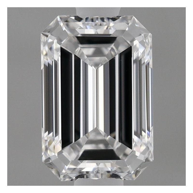 Diament laboratoryjny bezbarwny szlif szmaragdowy, 0.97ct, VVS2, D, IGI LG639489349