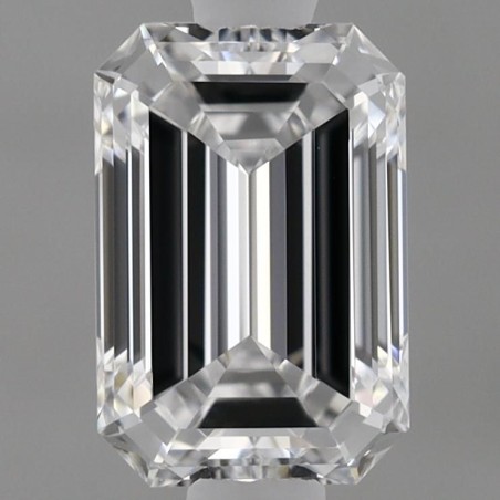 Diament laboratoryjny bezbarwny szlif szmaragdowy, 0.97ct, VVS2, D, IGI LG639489349