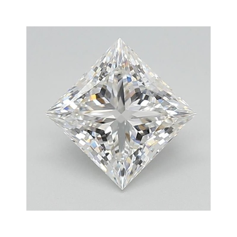Diament laboratoryjny bezbarwny szlif princess, 1.54ct, VVS2, F, IGI LG625426866 Diament laboratoryjny bezbarwny szlif princess, 1.54ct, VVS2, F, IGI LG625426866