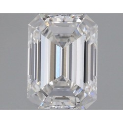 Diament laboratoryjny bezbarwny szlif szmaragdowy, 1.54ct, VVS2, F, IGI LG654468226
