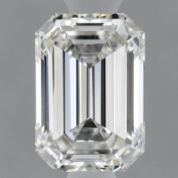 Diament laboratoryjny bezbarwny szlif szmaragdowy, 0.96ct, VVS2, F, IGI LG628415322