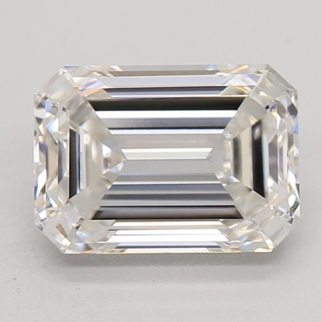Diament laboratoryjny bezbarwny szlif szmaragdowy, 1.54ct, VVS1, F, IGI LG622464358