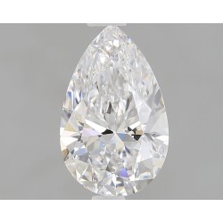 Diament laboratoryjny bezbarwny szlif gruszkowy, 1.06ct, VVS1, D, IGI LG632499842