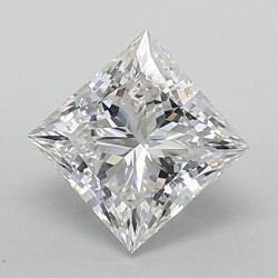 Diament laboratoryjny bezbarwny szlif princess, 1.53ct, VVS2, E, IGI LG625426850