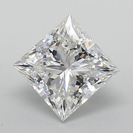 Diament laboratoryjny bezbarwny szlif princess, 1.53ct, VVS2, E, IGI LG625426850