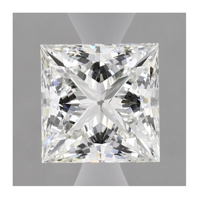 Diament laboratoryjny bezbarwny szlif princess, 1.53ct, VVS2, F, IGI LG627453795