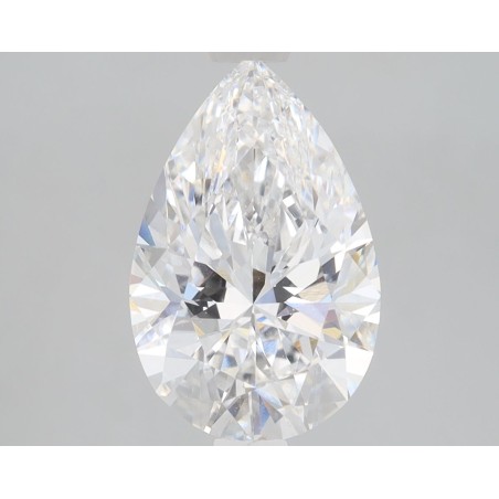 Diament laboratoryjny bezbarwny szlif gruszkowy, 2ct, VVS2, D, IGI LG727586871