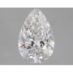 Diament laboratoryjny bezbarwny szlif gruszkowy, 1.59ct, VVS2, E, IGI LG683578391
