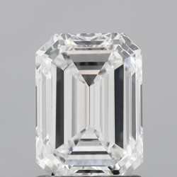 Diament laboratoryjny bezbarwny szlif szmaragdowy, 1.41ct, VVS2, D, IGI LG714502051