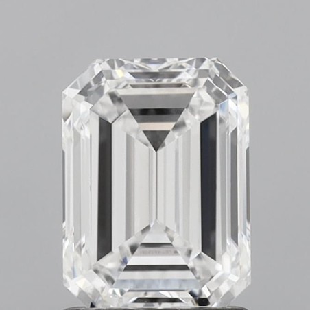 Diament laboratoryjny bezbarwny szlif szmaragdowy, 1.41ct, VVS2, D, IGI LG714502051