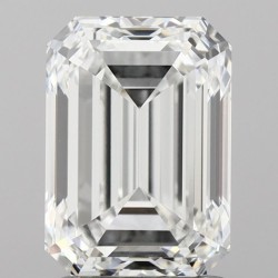 Diament laboratoryjny bezbarwny szlif szmaragdowy, 2.07ct, IF, D, IGI LG681567355